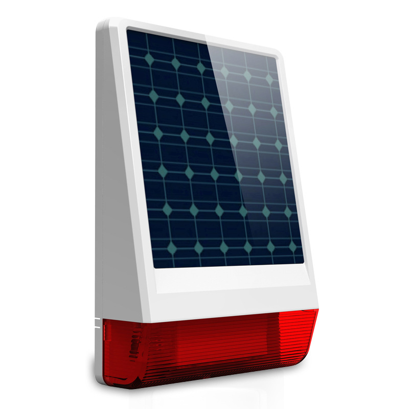 太陽(yáng)能供電防水防撬無(wú)線(xiàn)戶(hù)外報(bào)警器聲光警笛